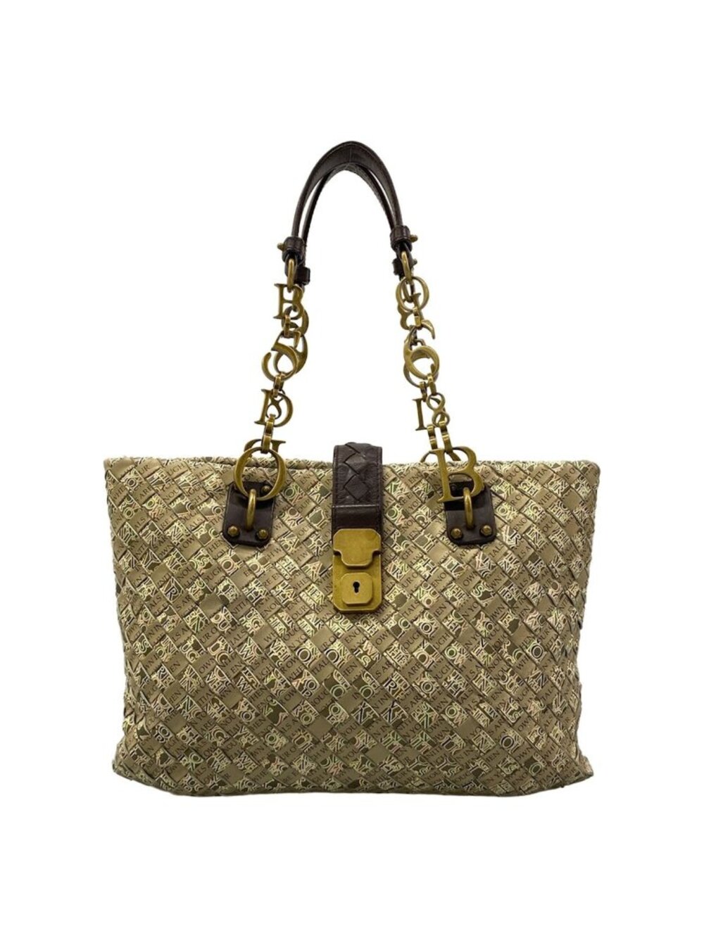 Bottega Veneta Handbag Intrecciato Beige Leather